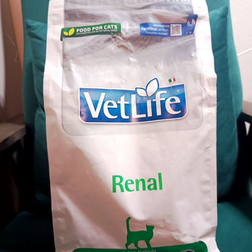 Остатки корма Farmina Vet Life renal для кошек