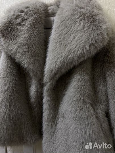 Шуба из эко меха