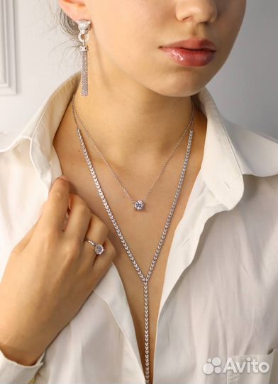 Серебряное Кольцо Cartier 18К