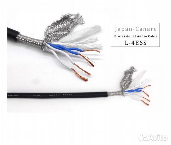 Межблочный кабель Canare 2RCA- 1.0 метр объявление продам