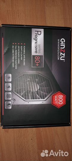 Блок питания для пк Ginzzu PC800 14CM
