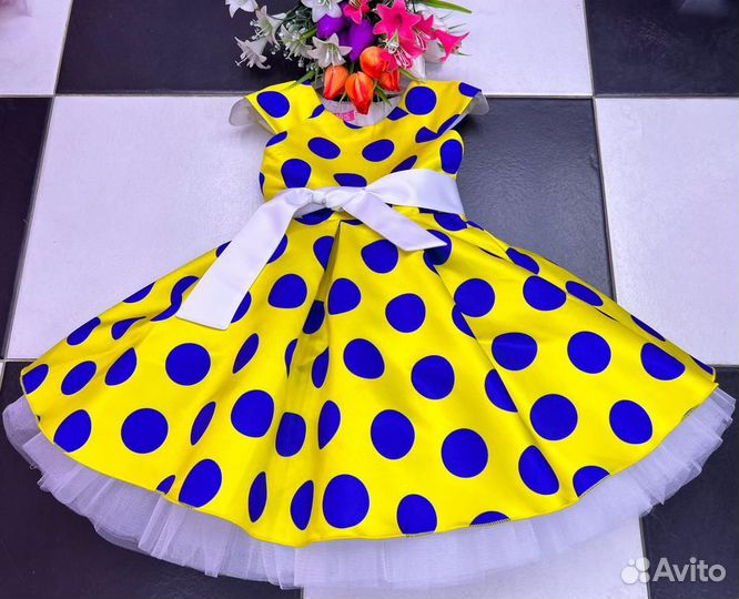 Пышное платье для девочки Стиляги