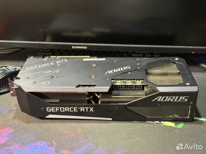 Видеокарта Aorus RTX3070 ti