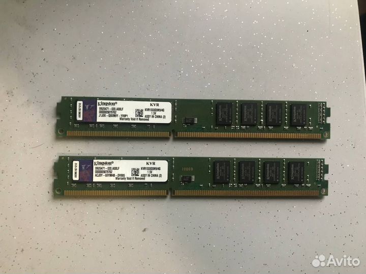 8gb ddr3 kingston low profile рабочая