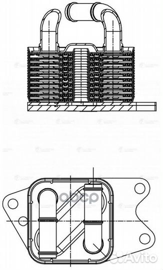 Радиатор масл. для а/м Volkswagen Polo (09) /Skoda