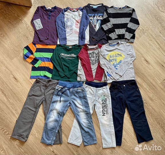 Одежда на мальчика 3-5 лет пакетом 28 вещей