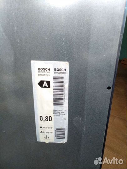 Bosch модель SRV 55T13 EU 45 см