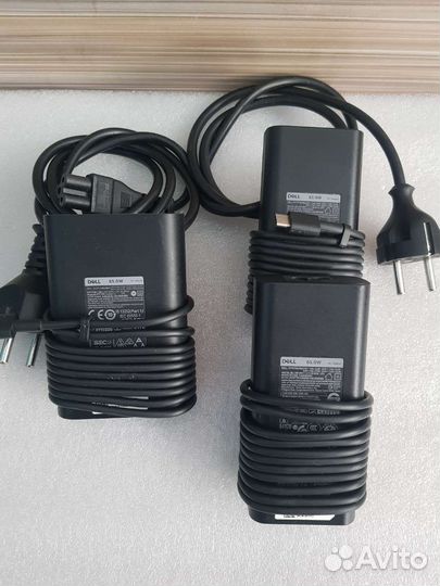 Оригинальные блоки питания Dell 65 w