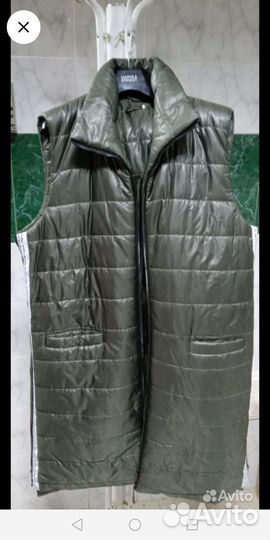 Жилет утепленный женский длинный 54-56 размер