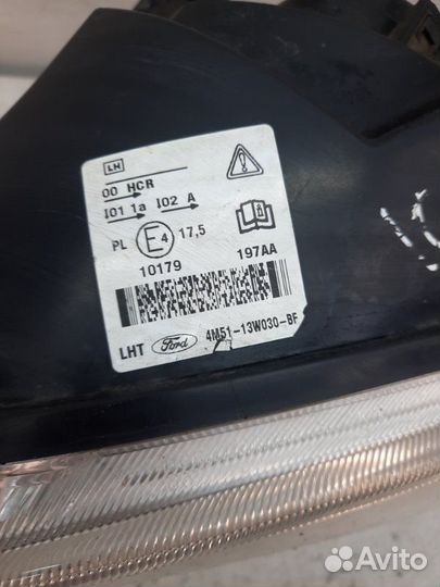 Фара передняя левая Ford Focus хэтчбэк 5 дв. 1.6