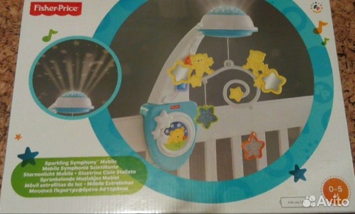 Коврик звуковой. Музыкальный мобиль Fisher Price
