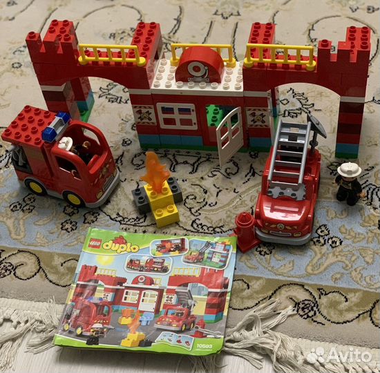 Lego duplo пожарная часть
