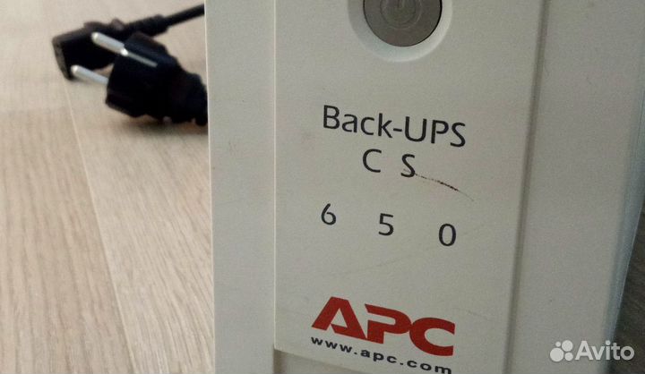 Комплект ибп APC CS 650 + сетевой фильтр + провода
