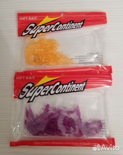 Силиконовые приманки Supercontinent