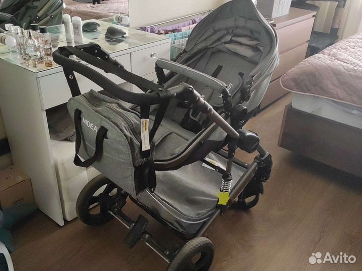 Коляска 2 в 1 midea smart
