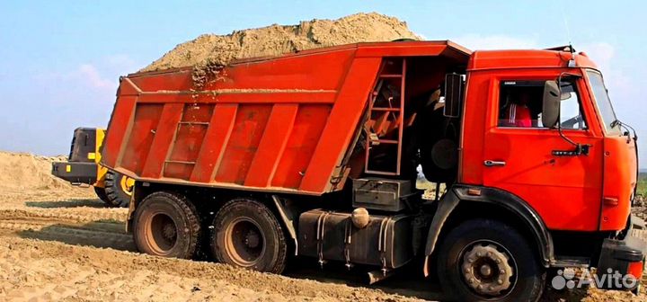 Песок намывной с доставкой