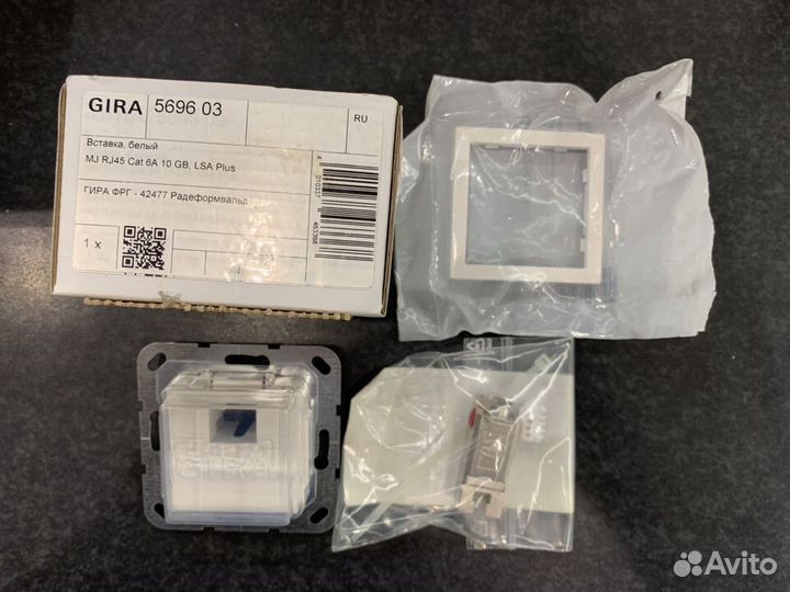 Gira интернет розетки FTP6 аудио RCA Заглушки