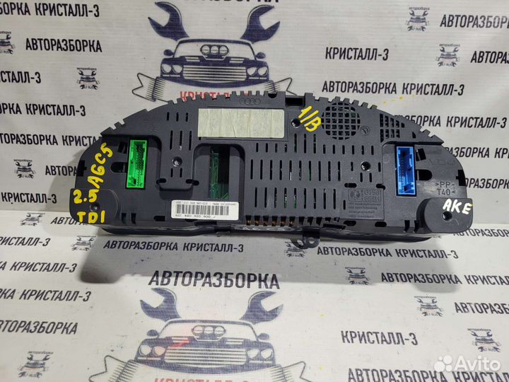 Щиток приборов audi a6 c5 2.5 tdi (акпп)