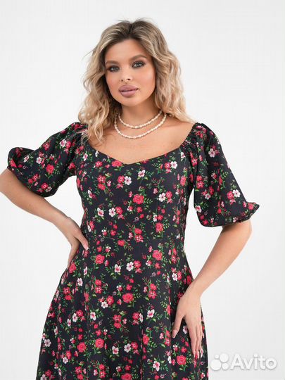 Платье крестьянка