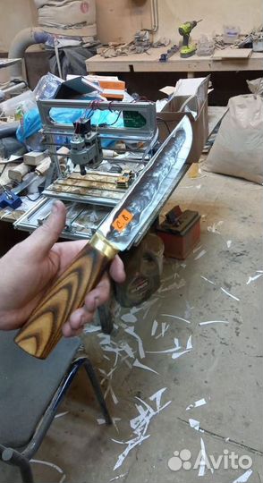 Нож кованый ручной работы