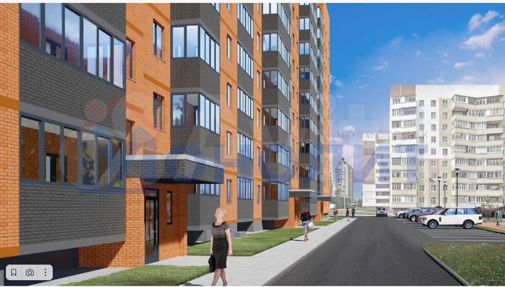 1-к. квартира, 49 м², 6/10 эт.