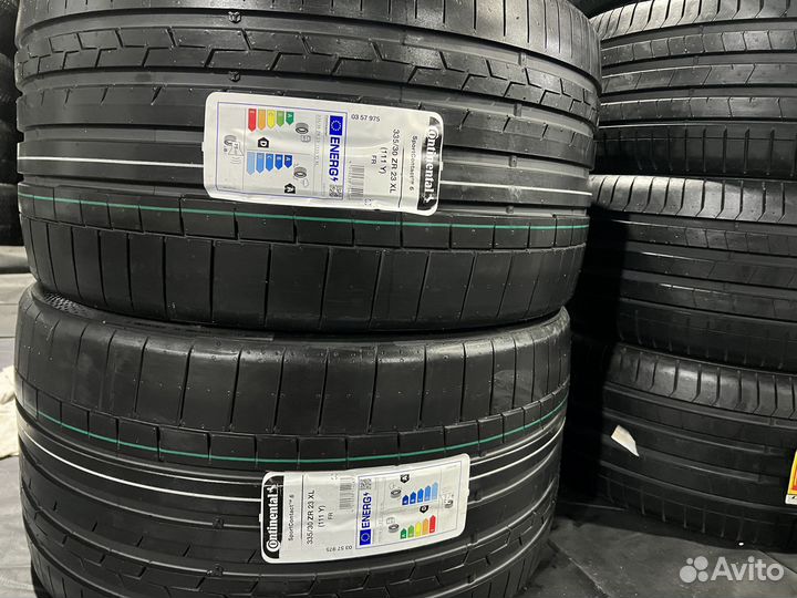 Continental ContiSportContact 6 295/35 R23 и 335/30 R23 107Y