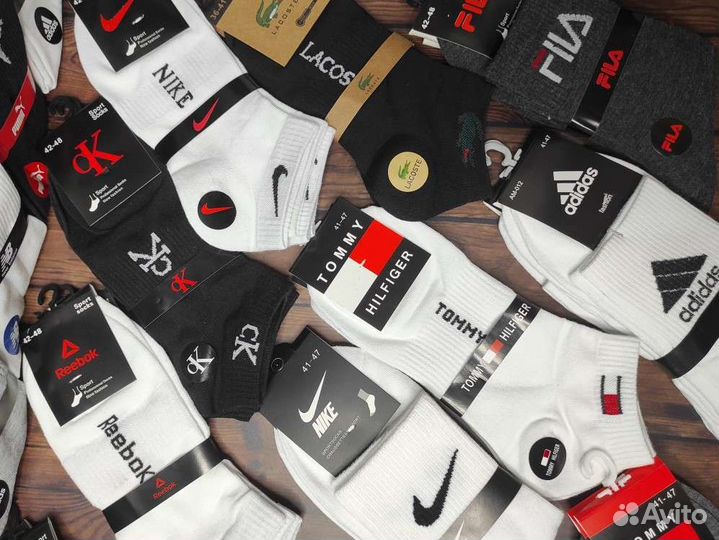 Носки Nike Adidas Puma Reebok