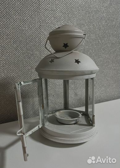 Подсвечник IKEA белый