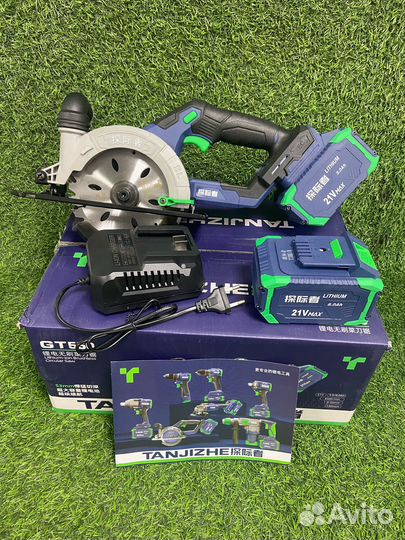 Циркулярная дисковая аккумуляторная пила Tanjizhe