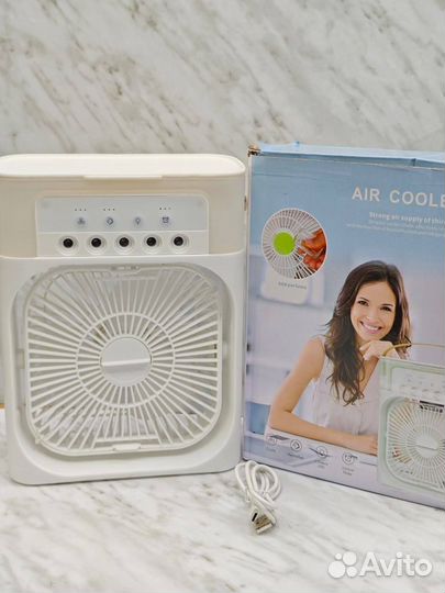 Портативный мини-вентилятор и увлажнитель воздуха