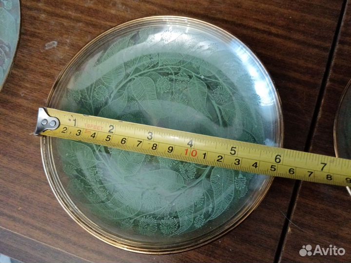 Стеклянный набор для десертов