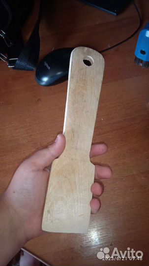 Лопатка для готовки самодельная из дерева