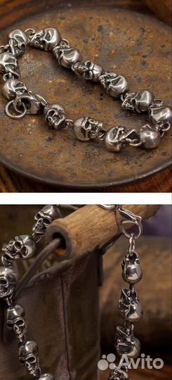 Браслет с черепами