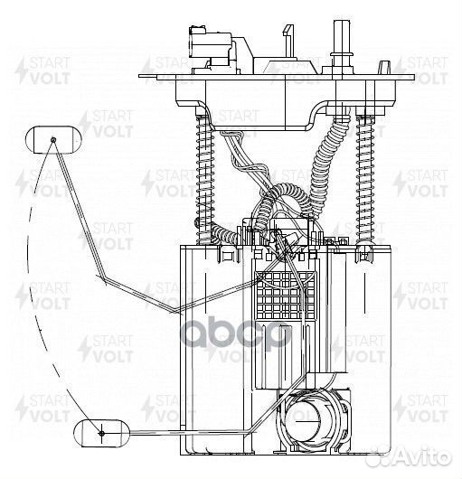 Модуль топл. насоса для а/м Chevrolet Cobalt