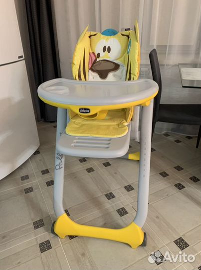 Стульчик для кормления chicco polly 2 start