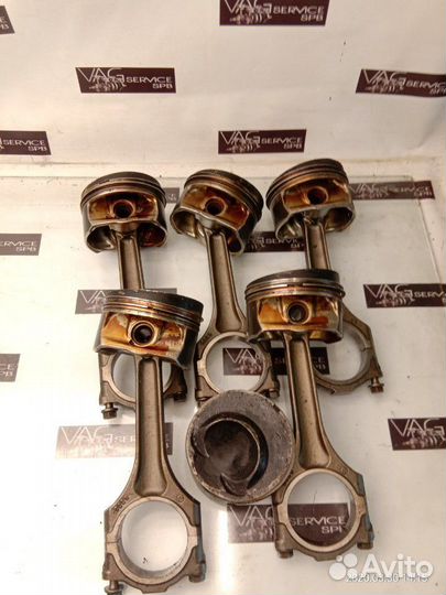 Поршни,шатуны VW VAG audi 3.6 BHK
