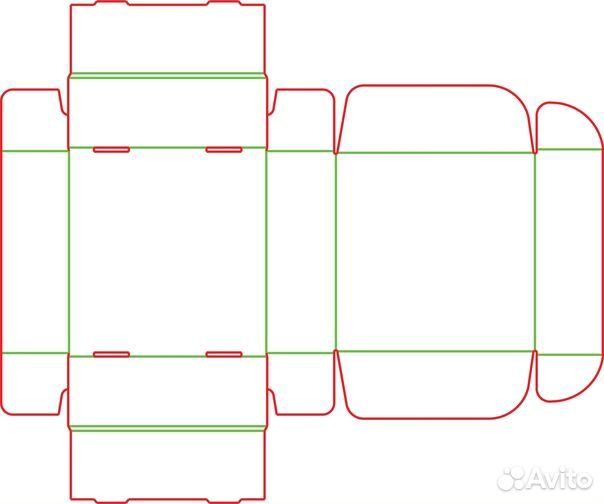 Коробка картонная самосборная