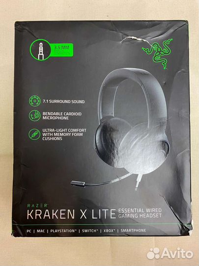 Наушники razer kraken x lite