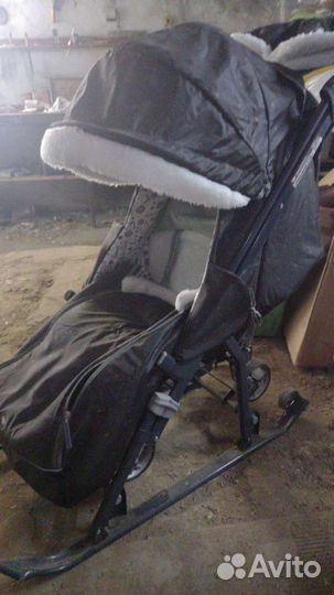 Коляска санки