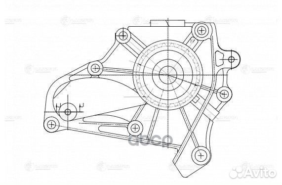 Насос водяной для а/м Toyota Avensis (97) /Camr