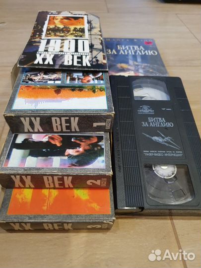 Видеокассеты VHS с записью