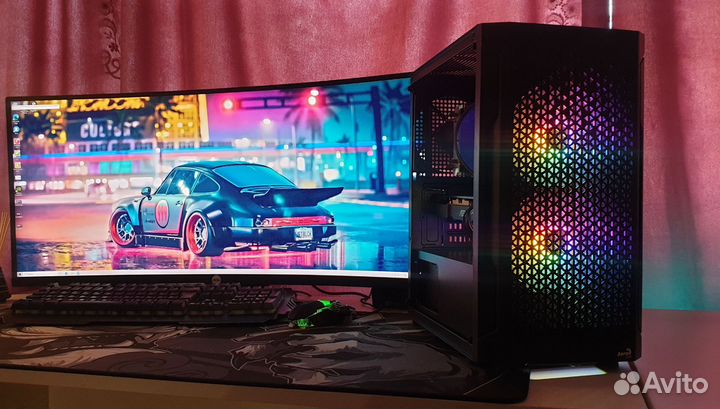 Компьютер игровой i5 7400, gtx 1650, 16gb