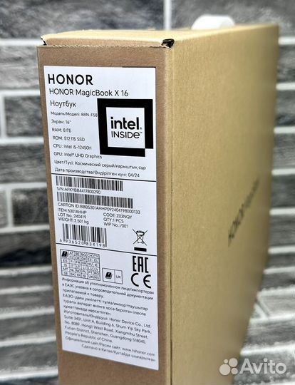 Honor MagicBook X16 BRN-F58 i5/8/512 Gb