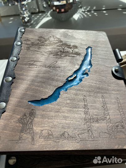 Блокнот ручной работы с Байкалом