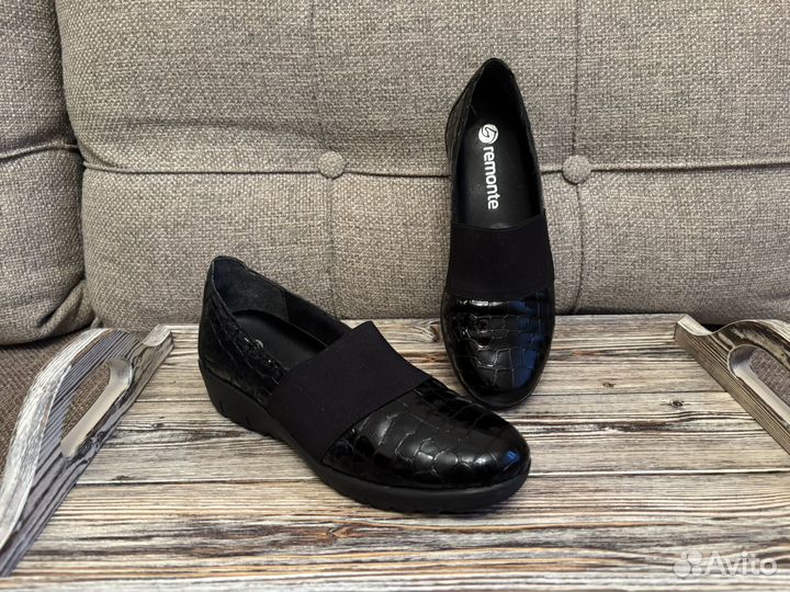 Кожаные туфли remonte, р.36