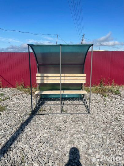 Беседка, скамейка крытая, курилка