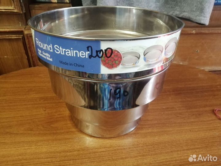 Дуршлаг нержавейка и сито разных разиеров