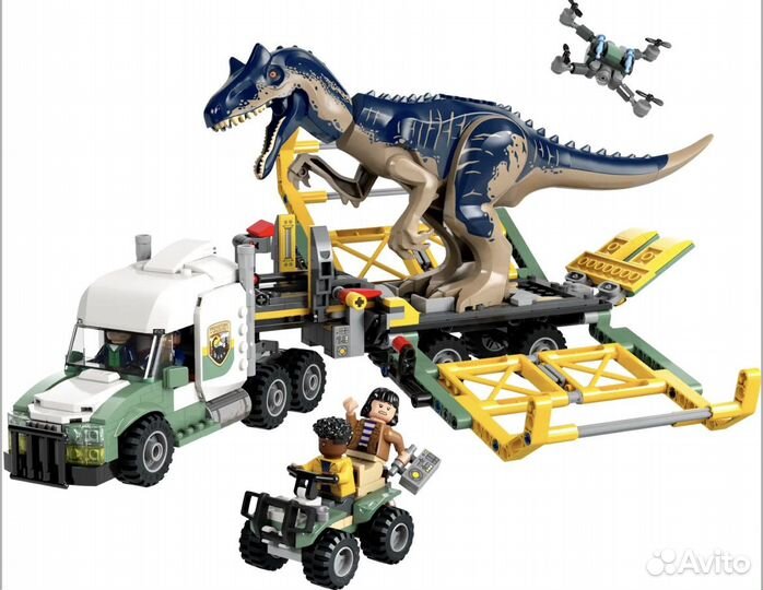 Lego Jurassic World 76966 Allosaurus-Transporter