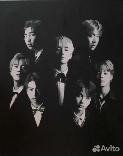 Картина, бтс, BTS, подарок, army