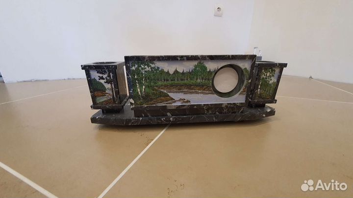 Письменный прибор из натурального камня